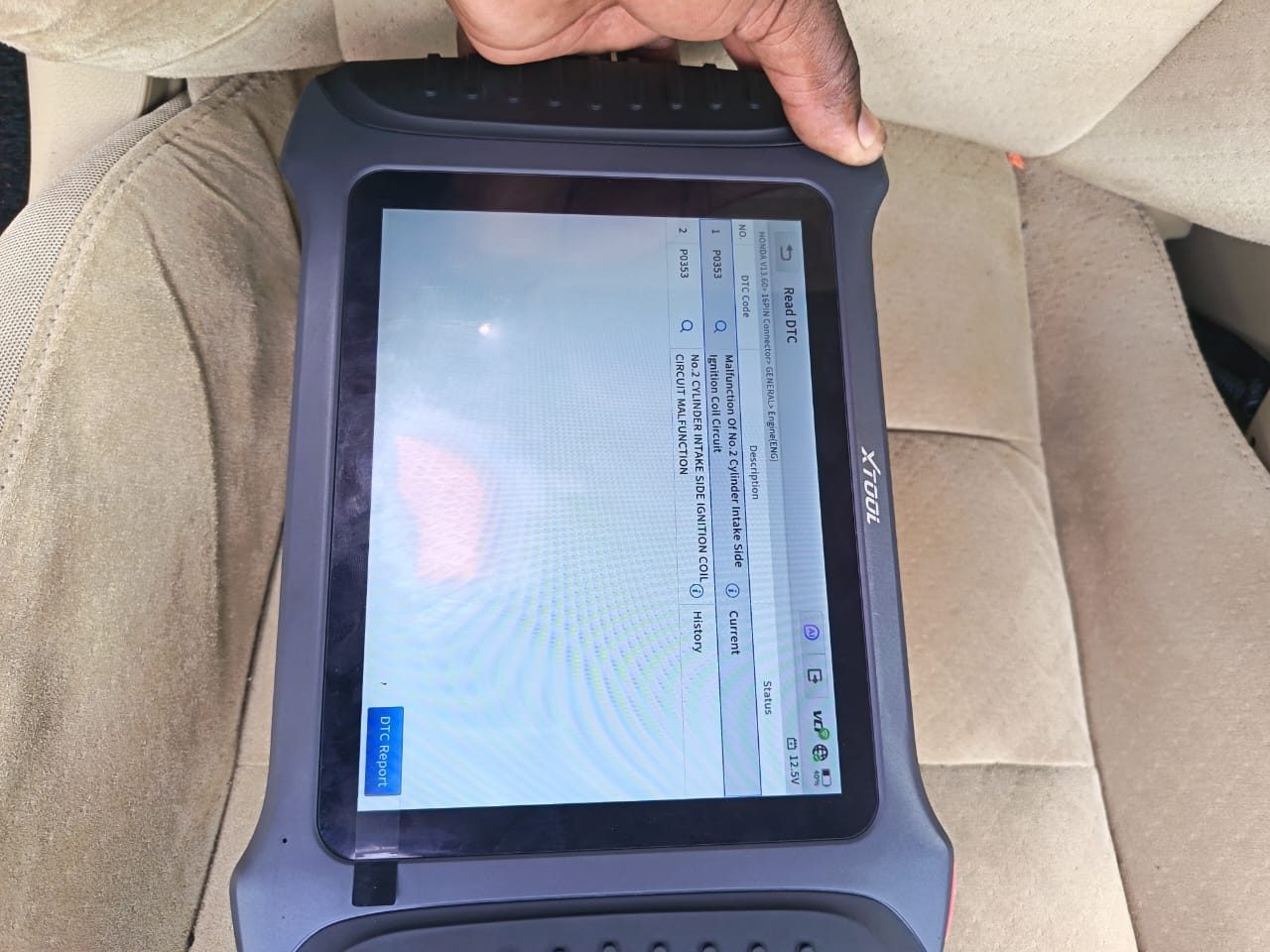 Honda diagnostic scan