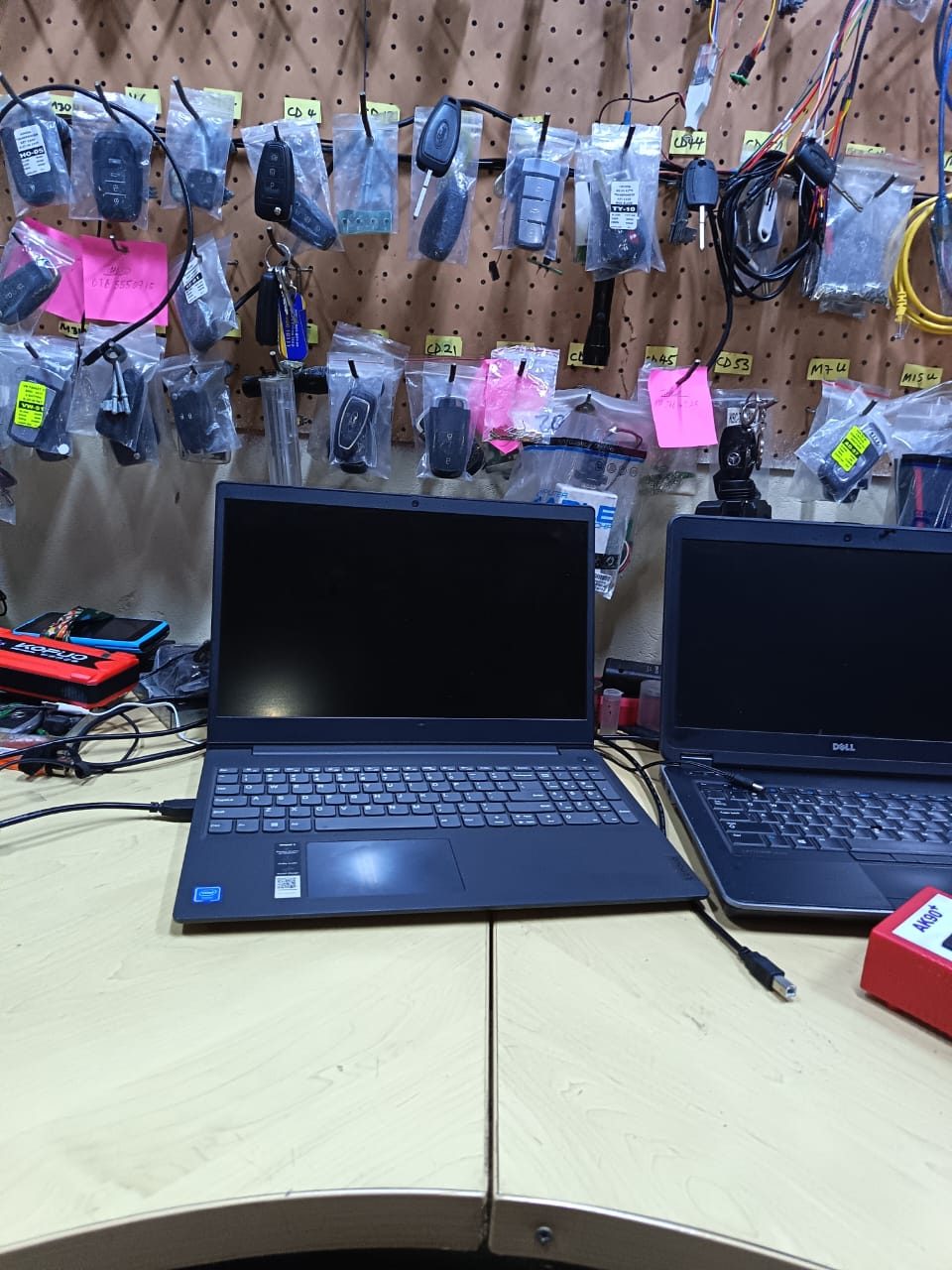 Extensive key & remote inventory
